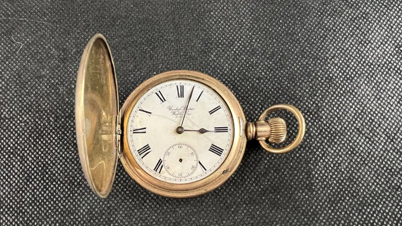 Antique 1899 Gold United States Watch Co. Pocket Watch – Waltham Mass - Lot F160 Carousel 1