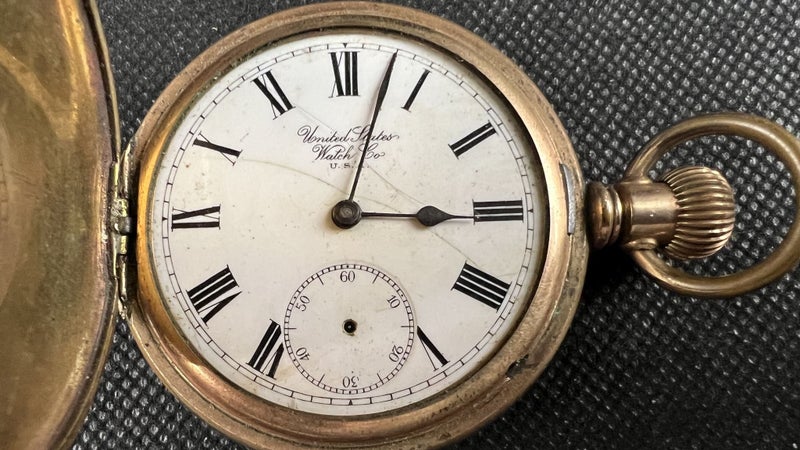 Antique 1899 Gold United States Watch Co. Pocket Watch – Waltham Mass - Lot F160 Carousel 2
