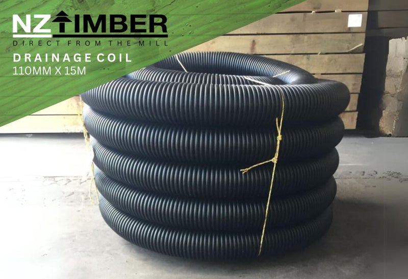 DRAINAGE COIL PUNCHED 110MM X 15MTR Carousel 1