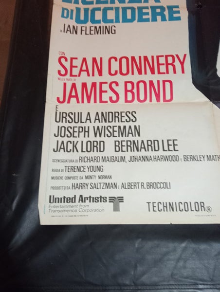 James Bond Original FIRST! movie poster - super rare! Carousel 4