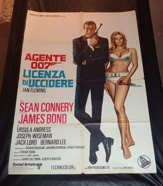 James Bond Original FIRST! movie poster - super rare! Carousel 1