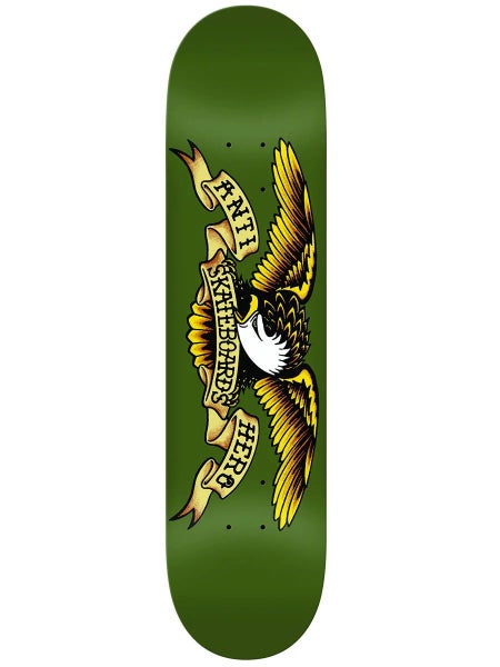 ANTIHERO DECK CLASSIC EAGLE GREEN 8.38" Carousel 1