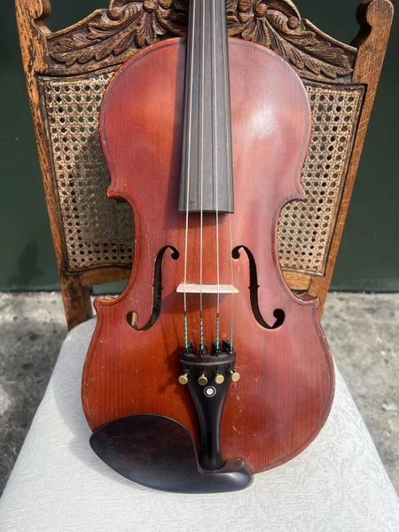 Antique 4/4 Antonius Stradivarius Cremonenfis Faciebat Anno 17c German Violin Carousel 1