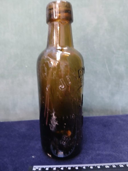 Vintage glass Masterton bottle Carousel 2