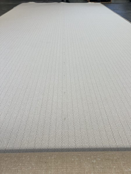 Factory Seconds - Eastleigh 'Custard' 100% Wool Patterned Carpet64447275293570112