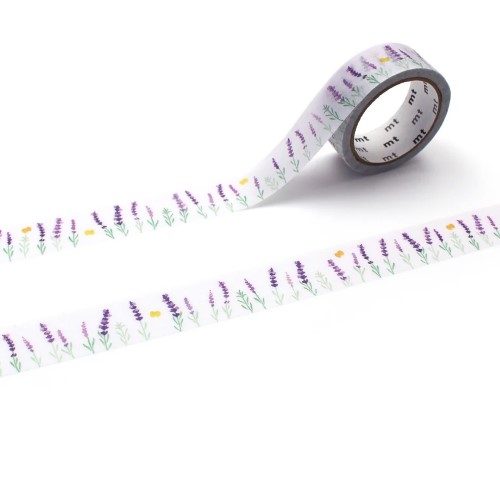 MT Washi Tape 15mm x 5m Maruichikyu Lavender Carousel 1