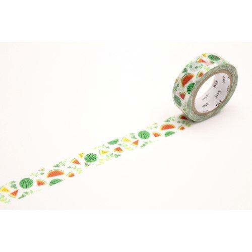 MT Washi Tape 15mm x 7m EX Watermelon Carousel 1