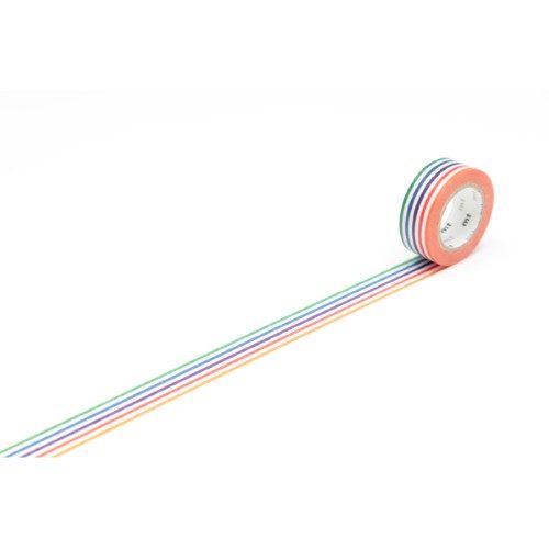 MT Washi Tape 15mm x 7m Kids Colorful Border Carousel 1