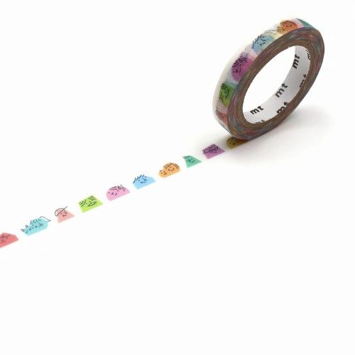MT Washi Tape 15mm x 5m EX Puppy's Face Carousel 1
