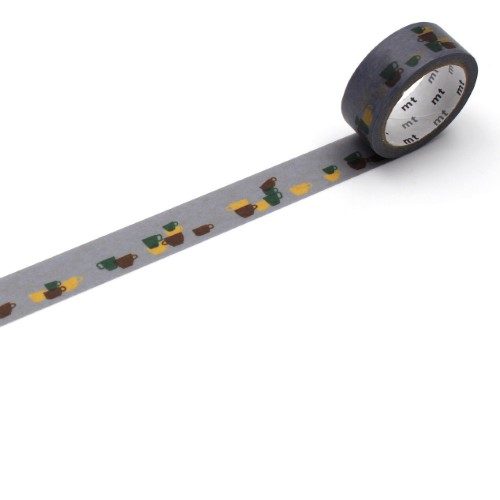 MT Washi Tape 15mm x 5m Stacking Teacups Carousel 1