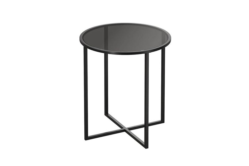 OTIS D68 Tempered Glass Top Dining Table/Bar Table (Black) Carousel 2