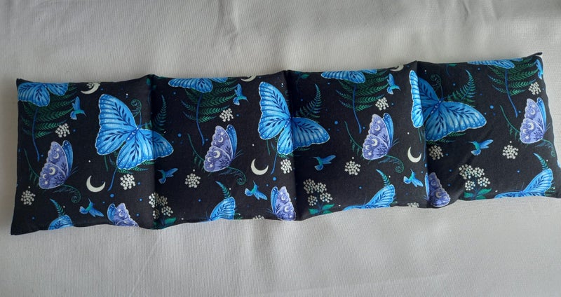 WHEAT BAG - 4 sections Long - Butterflies (c) Carousel 2