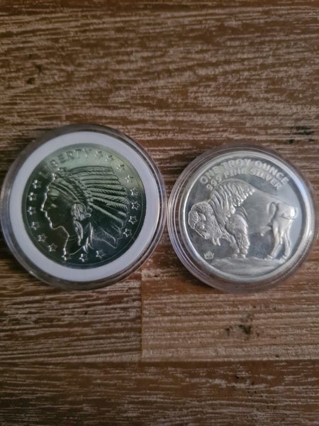 2 x 1 oz silver USA Bullion coins Carousel 2