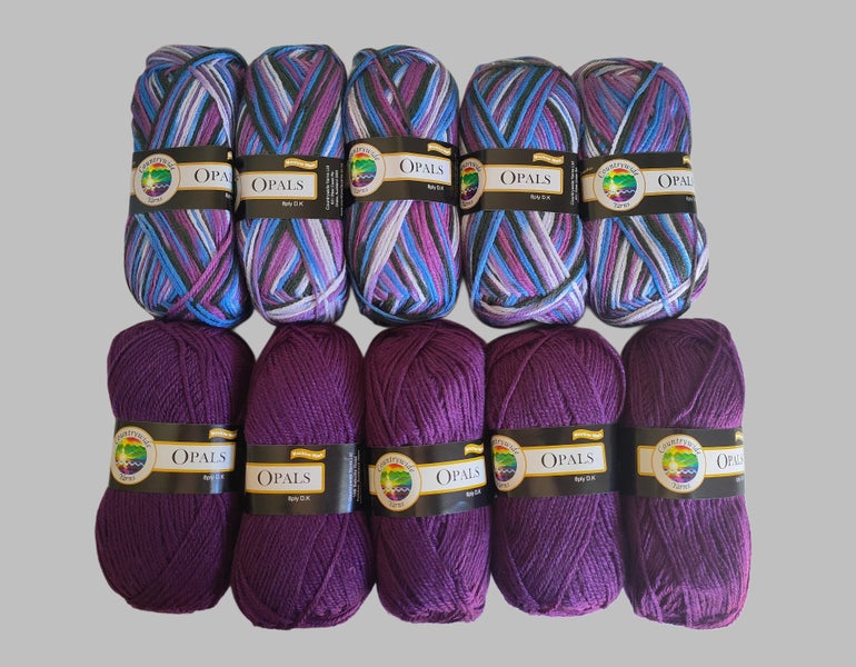 Countrywide Yarns Opals 8ply - 10 pack ***$1 RESERVE*** Carousel 1