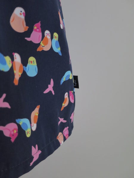 KILT (NZ) *Designer Chirp Chirp Bird Fun Printed Cami Top* 12 Carousel 4