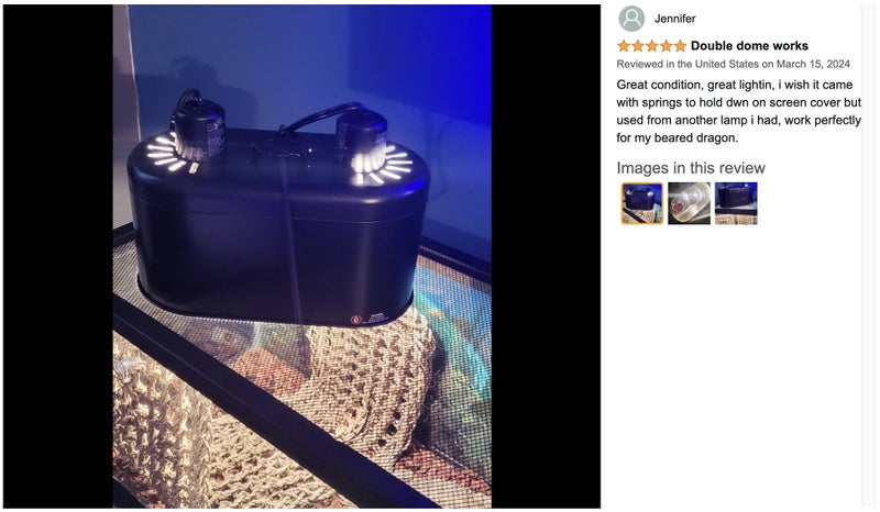 Dual Reptile Light Fixture on Afterpay64320285375235114