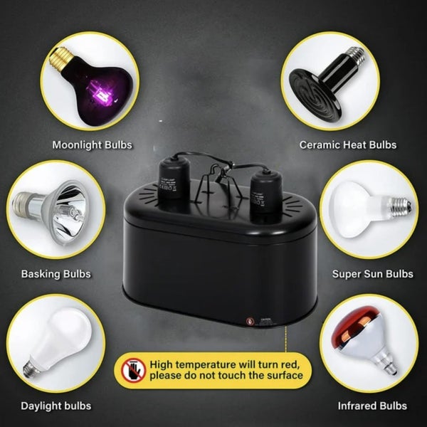 Reptile Heat Lamp Fixture 150W on Afterpay64245355801091114