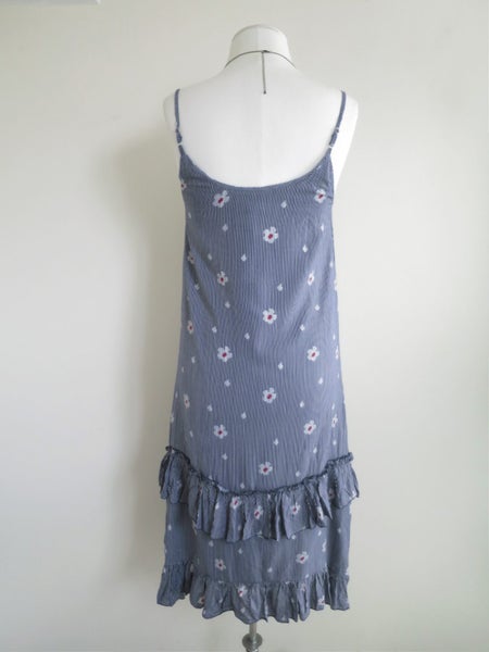 KETZKE (NZ) *Poppy Florals Rayon/Viscose Ruffles Tiered Dress* 8 NEW Carousel 3