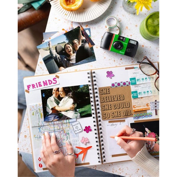 Fujifilm QuickSnap Disposable one time use Camera with Flash (2025 New) (27 Carousel 7