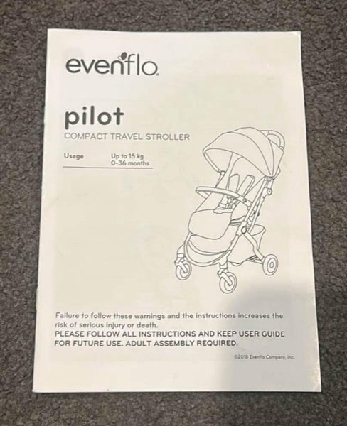 Evenflo Pilot travel stroller Carousel 9