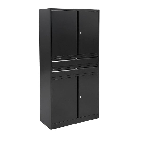 Tool Storage Cabinet 4 Door 2 Drawer Carousel 1