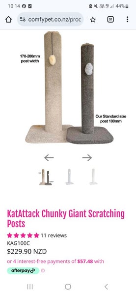 Kat Attack Tree & Pole only $150 both! Carousel 4