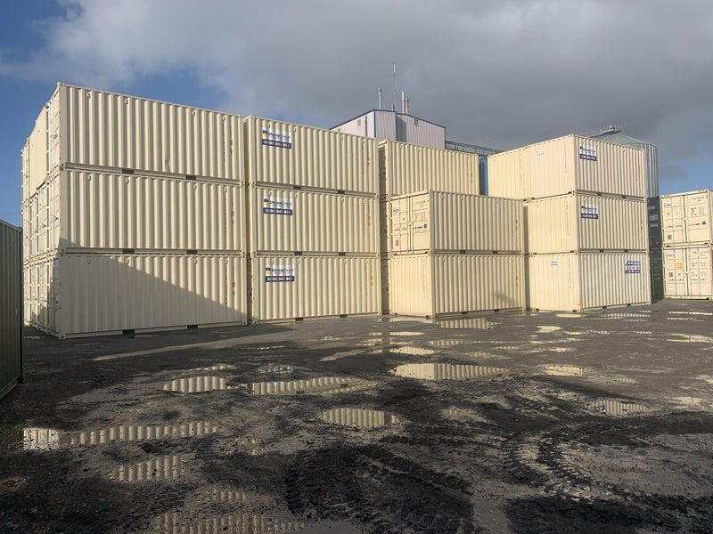 20ft Std New Build Shipping Container - Beige ,Green64350450802690114