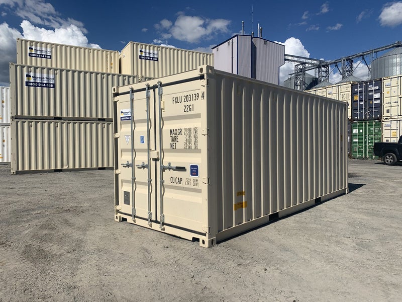 20ft Std New Build Shipping Container - Beige ,Green64350450802690112