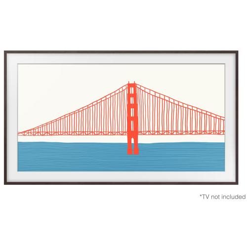 Samsung 75" The Frame Bezel for 75LS03A/B/D - Brown [VG-SCFA75BWBRU] Carousel 1