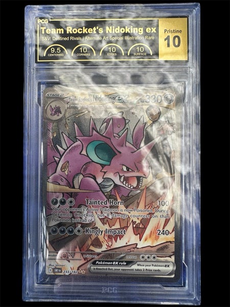Team Rocket’s Nidoking EX – PCG Pristine 10 Carousel 1