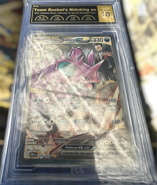 Team Rocket’s Nidoking EX – PCG Pristine 10 Carousel 3