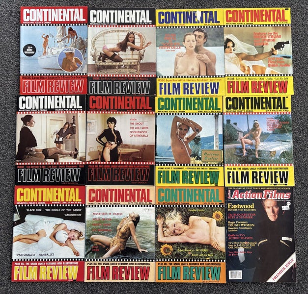 12 vintage continental film review magazines Carousel 1