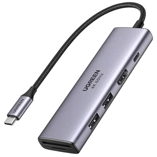 UGREEN USB-C Hub 7-in-1 HDMI+2xUSB-C 3.2+1xUSB-A 3.2+SD/TF+PD [UG-45521] Carousel 2