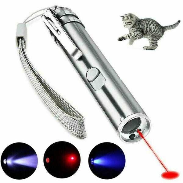 UV Torch Light Flashlight Cat Toy Mini Pet Training Pen Carousel 16