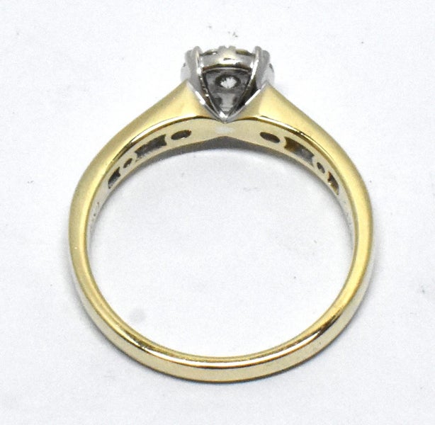 $2,300 9ct Gold Diamond Cluster Ring TCW 0.50cts!! Size O - 184297 Carousel 2