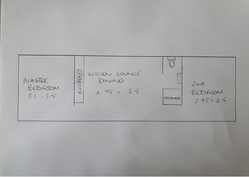2 Bedroom Portable Tiny Home 12m x 3.6m (43.2sqm) Carousel 11