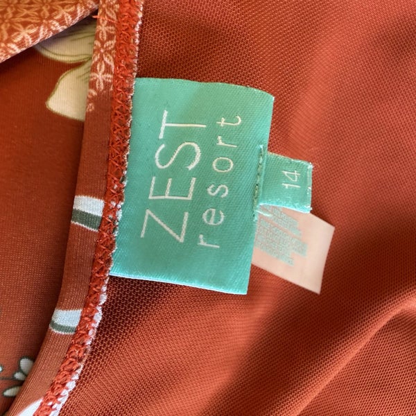 2 x Zest Resort Swim Tops/Tankini Size 14 Carousel 6