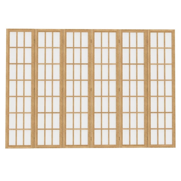 6 Panel Room Divider 170Cm Freestanding Screen Carousel 2