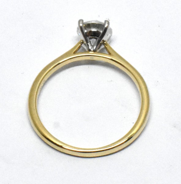 $10,000 14ct Gold Diamond Solitaire Ring TCW 1.00cts!! Size N - 184302 Carousel 2
