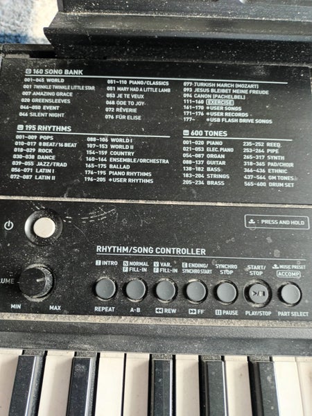 Casio ct-x800 with rhythm controller64142058517251112