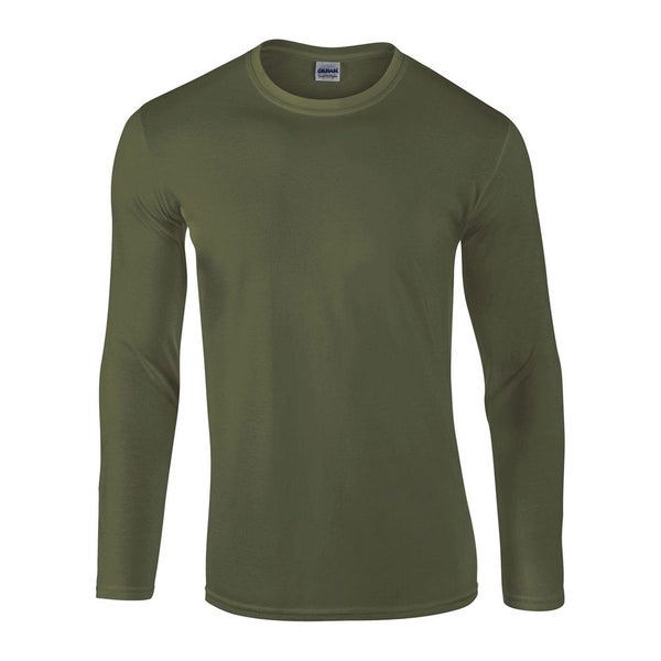 Gildan Unisex Adult Softstyle Long-Sleeved T-Shirt Carousel 1