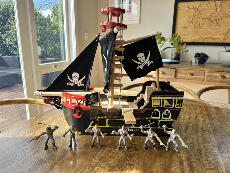 Wooden Pirate Ship Carousel 1