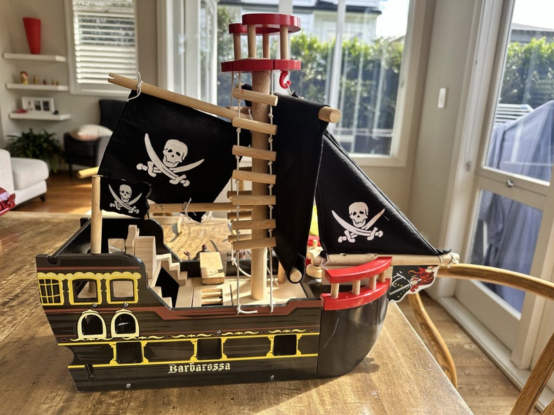 Wooden Pirate Ship Carousel 3