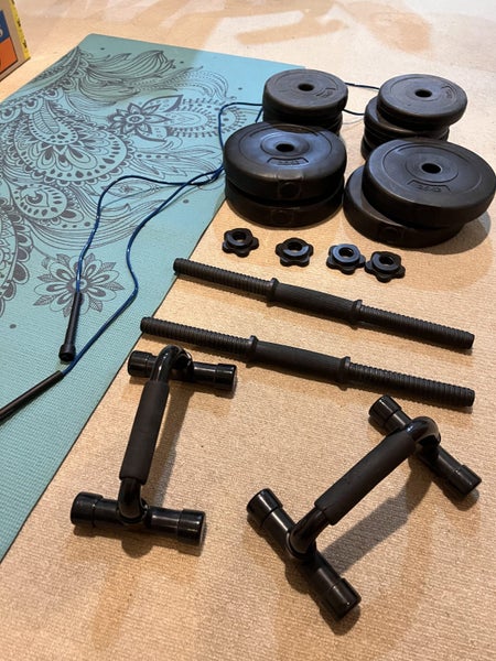 Homework out- Dumbbells, Weights, Push-Up Bars, Yoga Mat & Skipping Rope Carousel 2