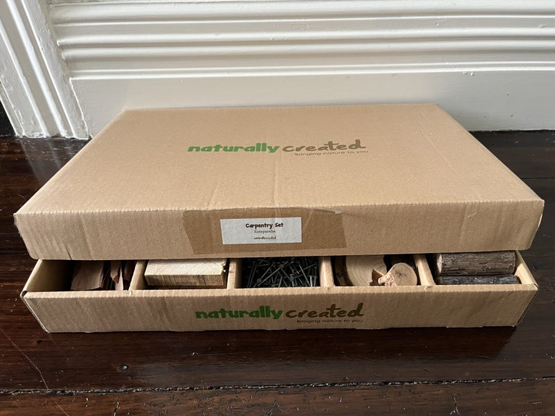 Naturally Created carpentry set - only a couple of pieces used Carousel 1
