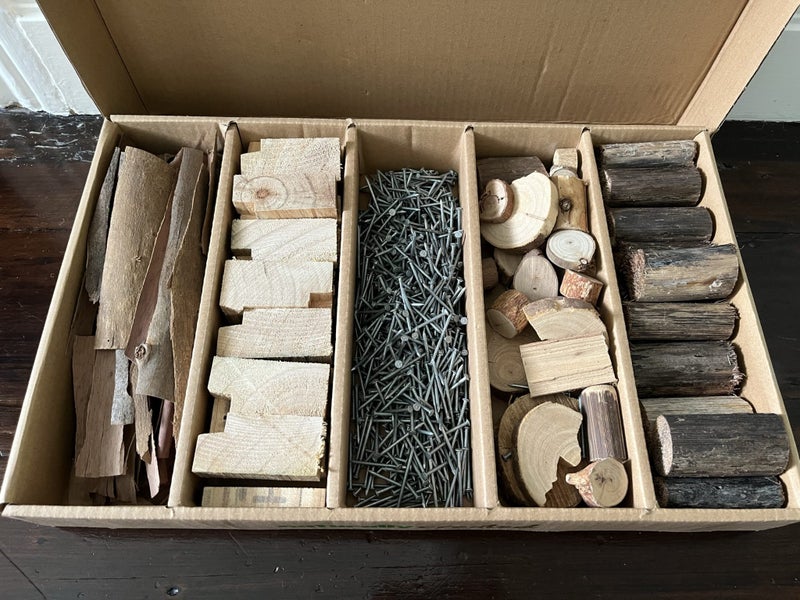 Naturally Created carpentry set - only a couple of pieces used Carousel 2
