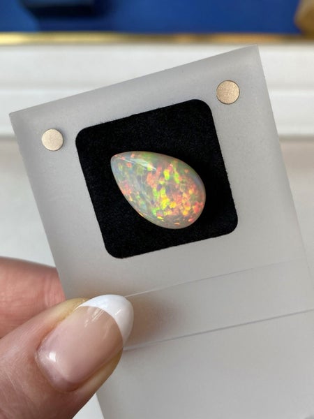 $1RES ~ $2780 Retail * 7.55ct Honeycomb Opal Showcase Gemstone Carousel 1