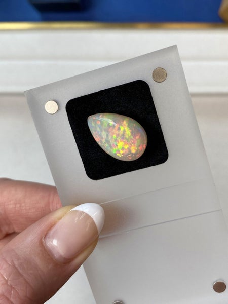 $1RES ~ $2780 Retail * 7.55ct Honeycomb Opal Showcase Gemstone Carousel 2