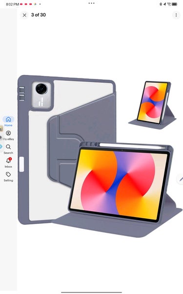 LENOVO IDEA TAB 11"; PEN & LOGIT K80 KEYBRD; 9H TEMP GLASS PROTECT & BUMPER CASE Carousel 20
