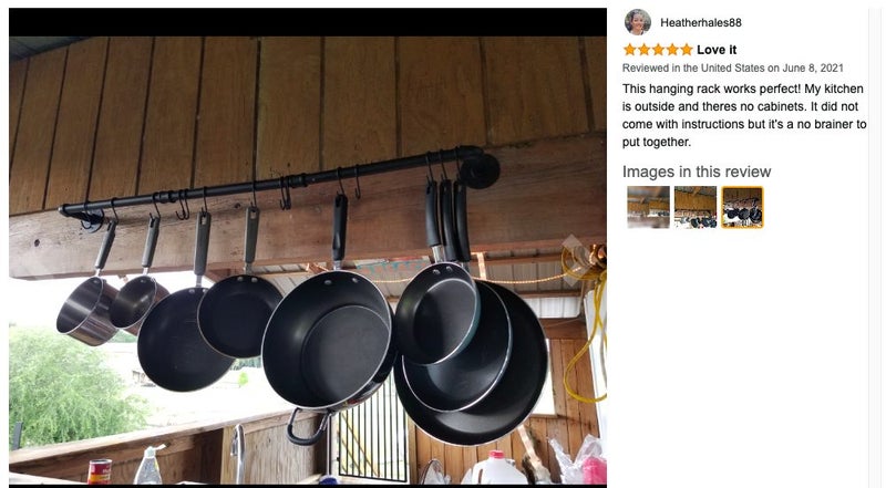 Industrial Pipe Towel Rack Kitchen Pot Pan Hanger 120cm Carousel 12